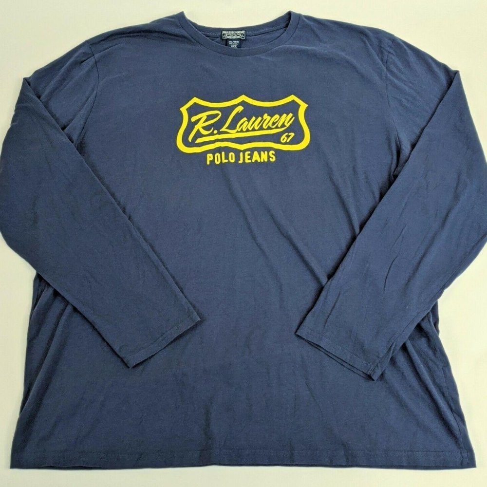 Polo Ralph Lauren Jeans Company Blue Logo Spellout